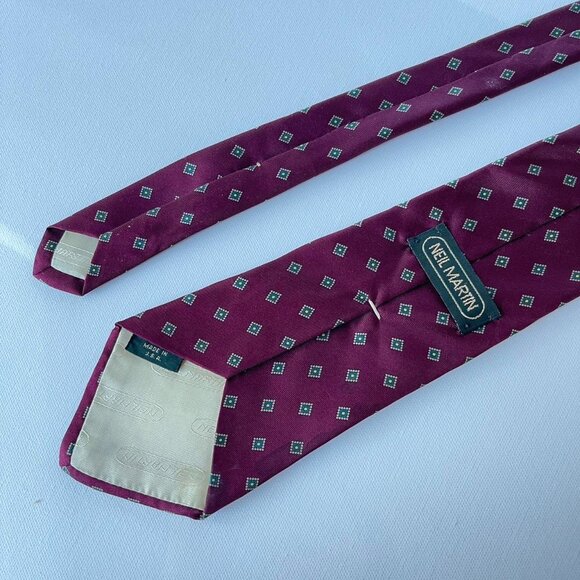 Vintage 80’s Italian Silk Tie - Picture 6 of 8